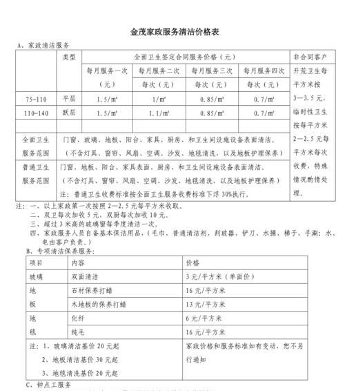 磐安立式空调清洗价钱揭秘（了解清洗立式空调的实际费用及服务内容）