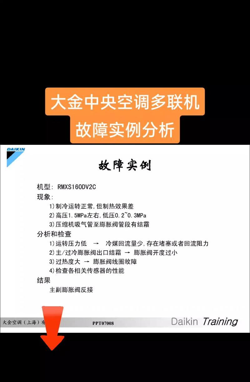 中央空调机组故障排除方法（解决中央空调机组故障的关键步骤及技巧）